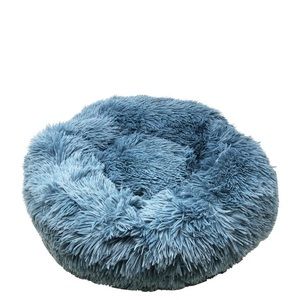 Blue Plush Pet Bed